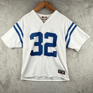 Indianapolis Colts James #32 Logo Athletic Jersey Mens M White Blue Y2K Football